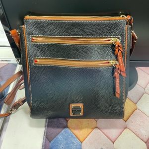 Dooney and Bourke triple zipper crossbody
